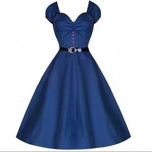 🆕Lindy Bop “Bella Midnight Blue” Dress, Size S